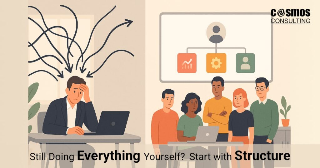 SME team structure illustration to build scalable operations