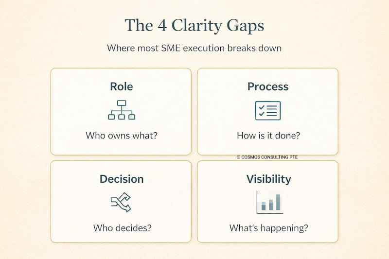 four clarity gaps in small business operations